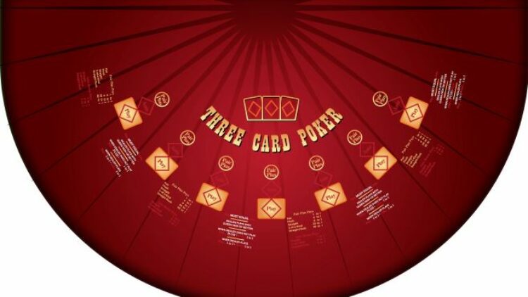 Three Card Poker Table
